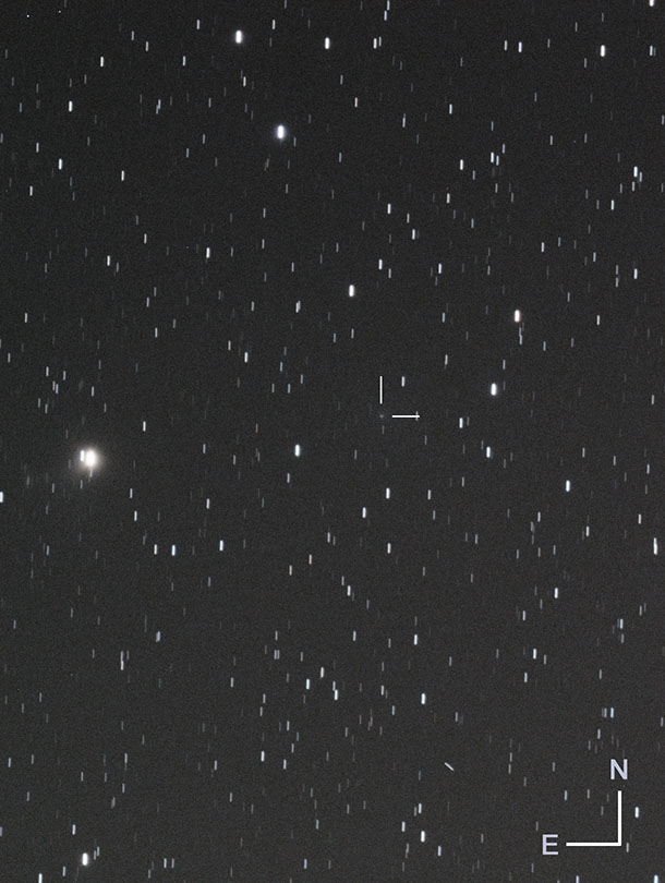 41P/Tuttle-Giacobini-Kresák, 26./27.1.2017, WO Star 71/350mm, Atik 420 Color, 8 x 480 sec