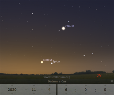 Konjukce Měsíce se Spikou a Venuší 4.11.2020 na ranní obloze.png
