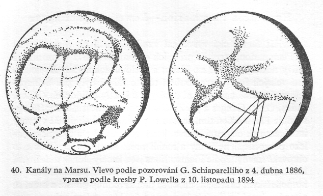 Mars podle Schiaparelliho 4.4.1886 a Lowella 10.11.1894.png