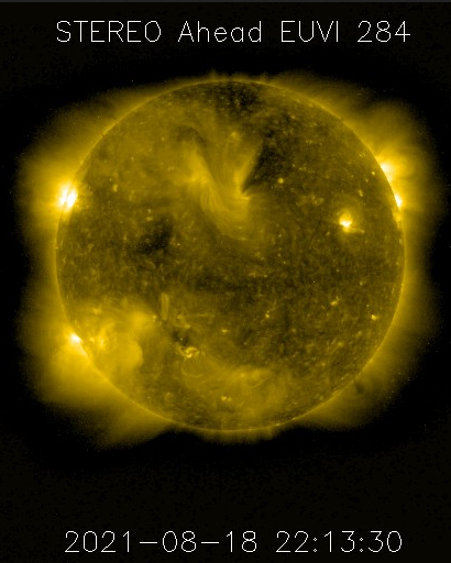 Korona 18.8.2021, 22h13m UT , sonda STEREO Ahead.png