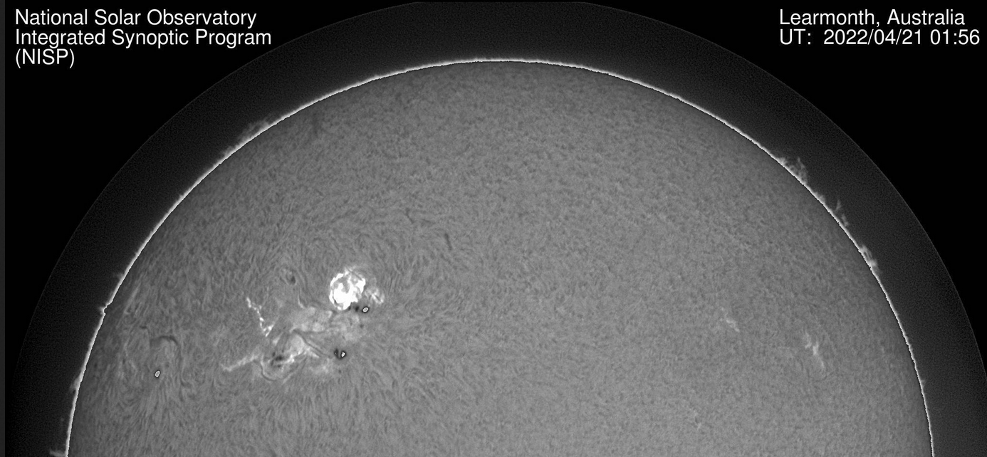 Flare  M9.6 , 21.4.2022, 01h 56m UT, GONG Learmonth , H_alfa.png