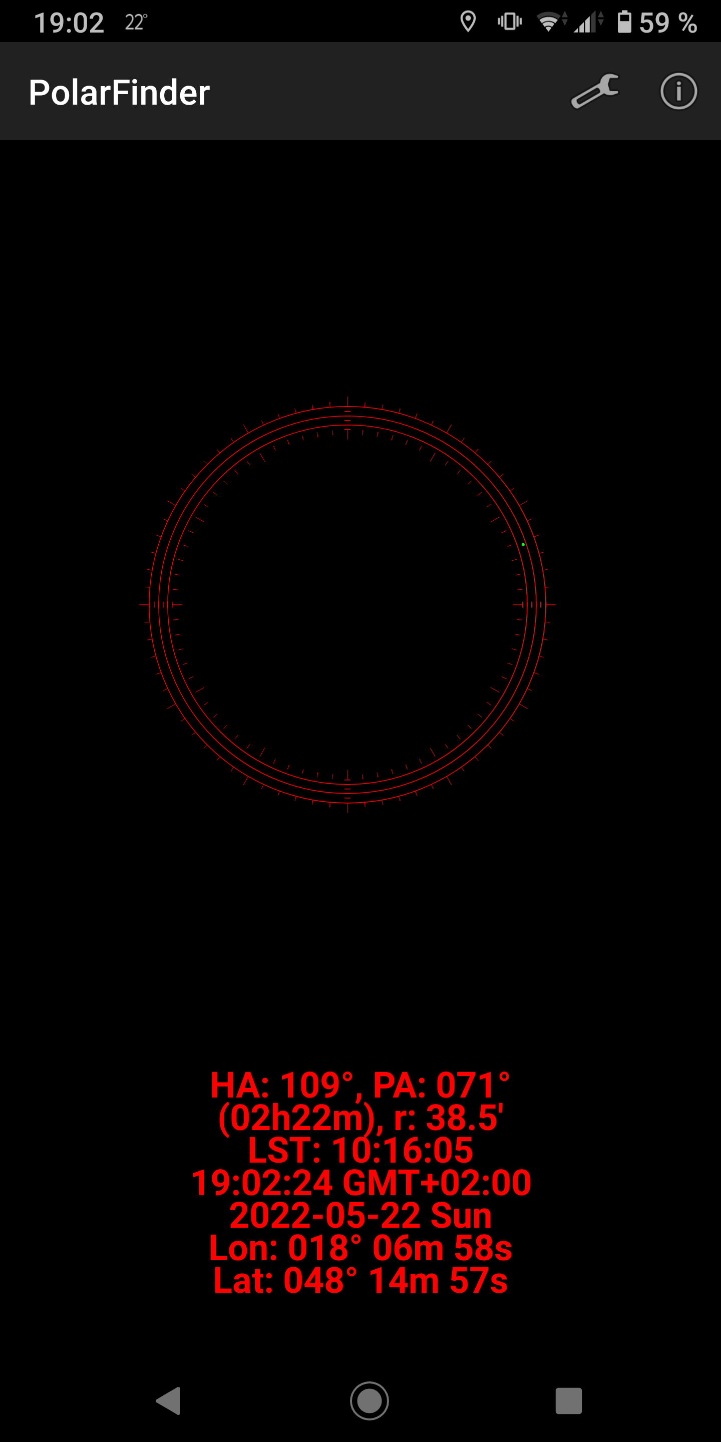 APP PolarFinder