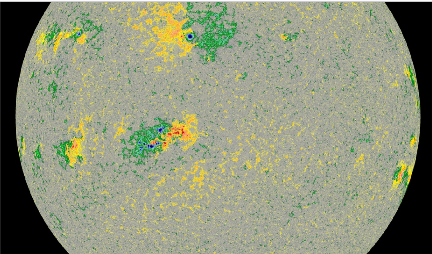 Magnetogram AR3615 a AR3614, 22.3.2024, 18h 45m UT, SDO_HMI.png