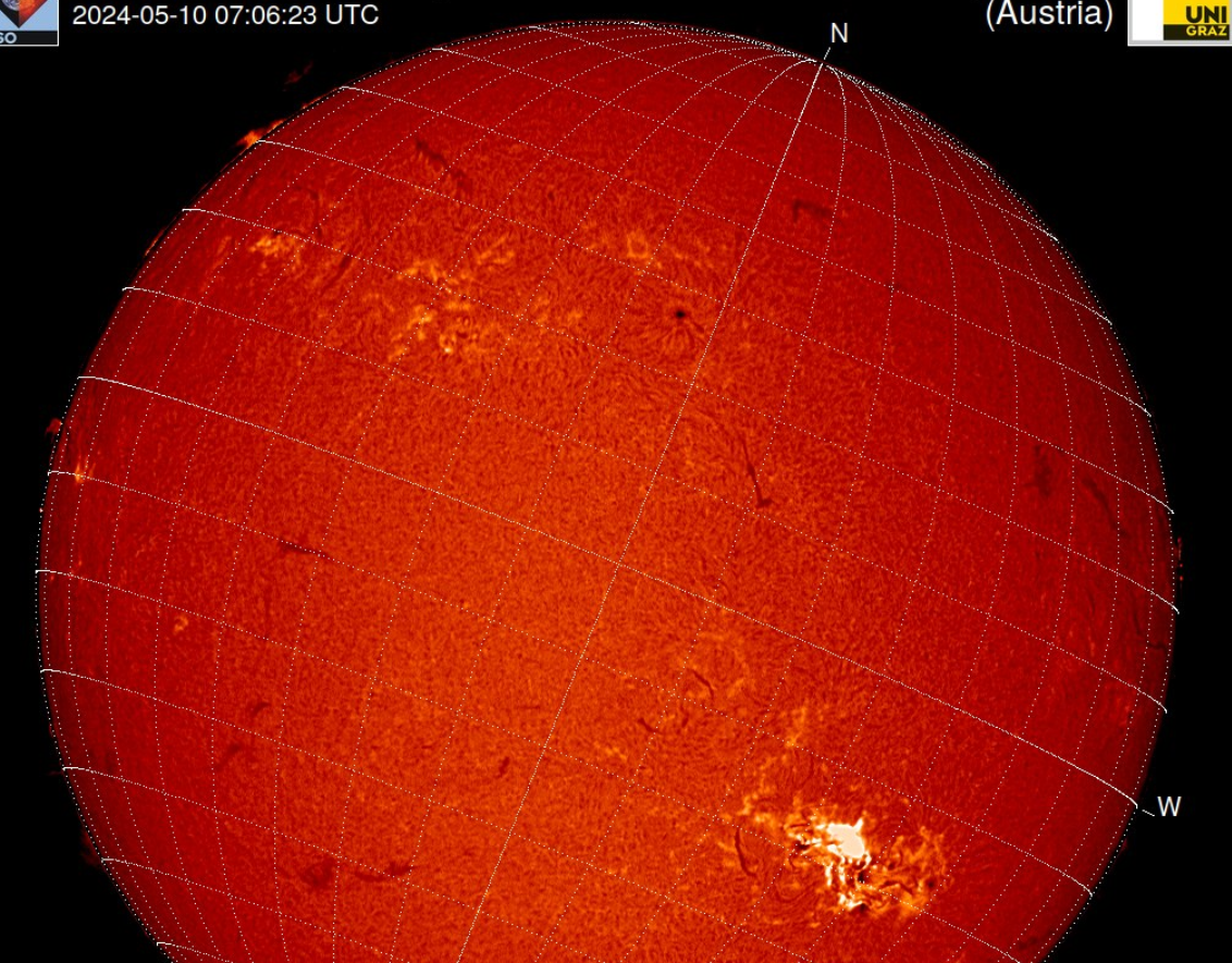 Erupce X3.9  v AR3664, 10.05.2024, 07h 06m UT, Kanzelhöhe Observatory.png