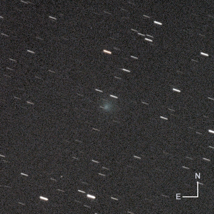 2P/Encke, 29.1.2017, WO Star 71/350mm, Atik 420 Color, 7 x 480 sec