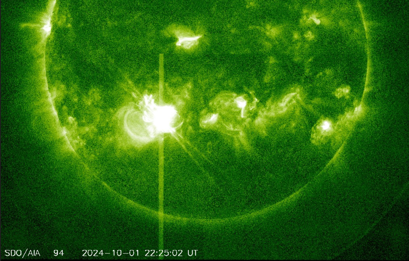Erupce X7.1 1.10.2024, 22h 25m UT, AR3842, SDO_AIA 94Ä.png