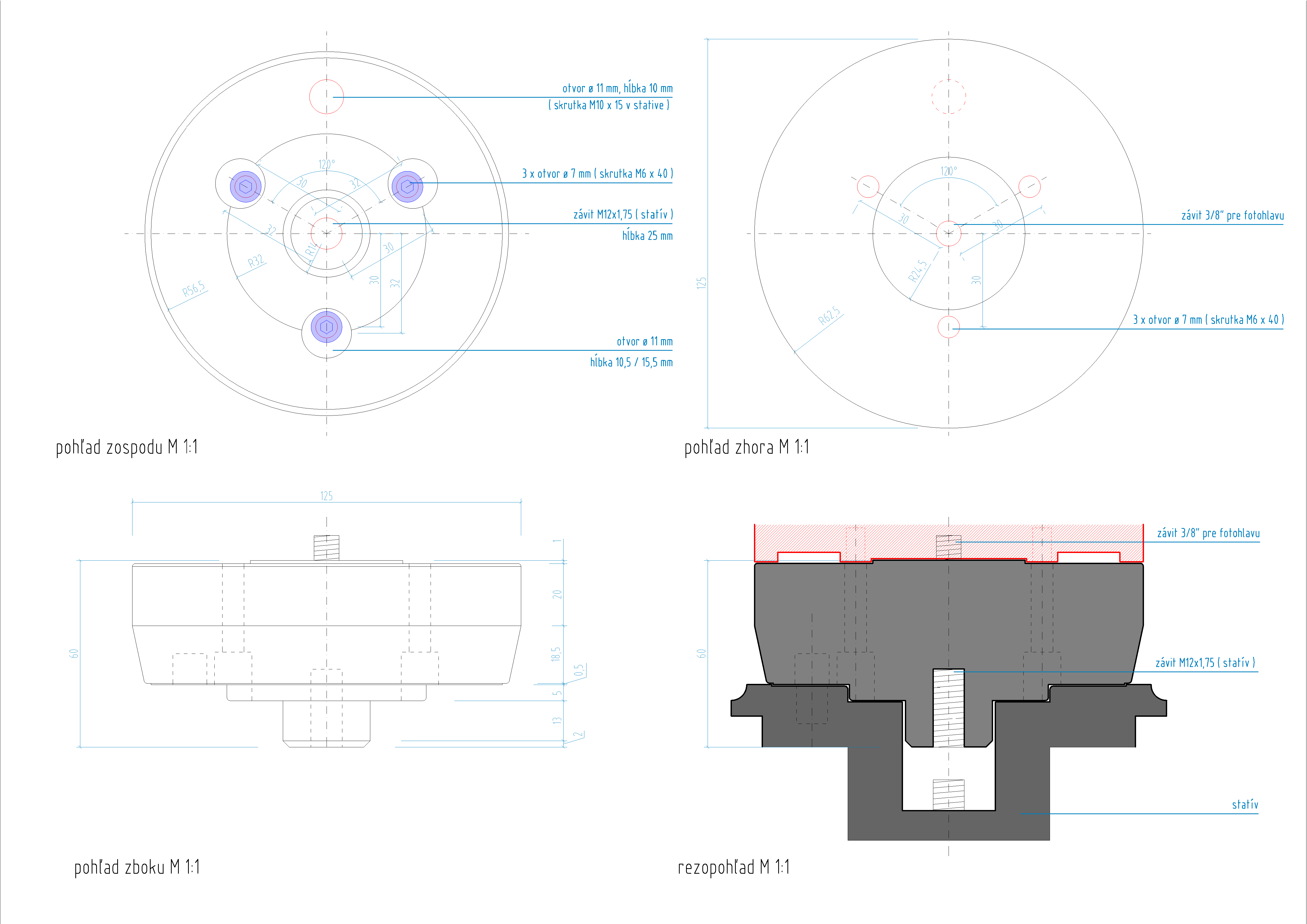Adapter pre stativ SW EQ6 na AM5_2D.png