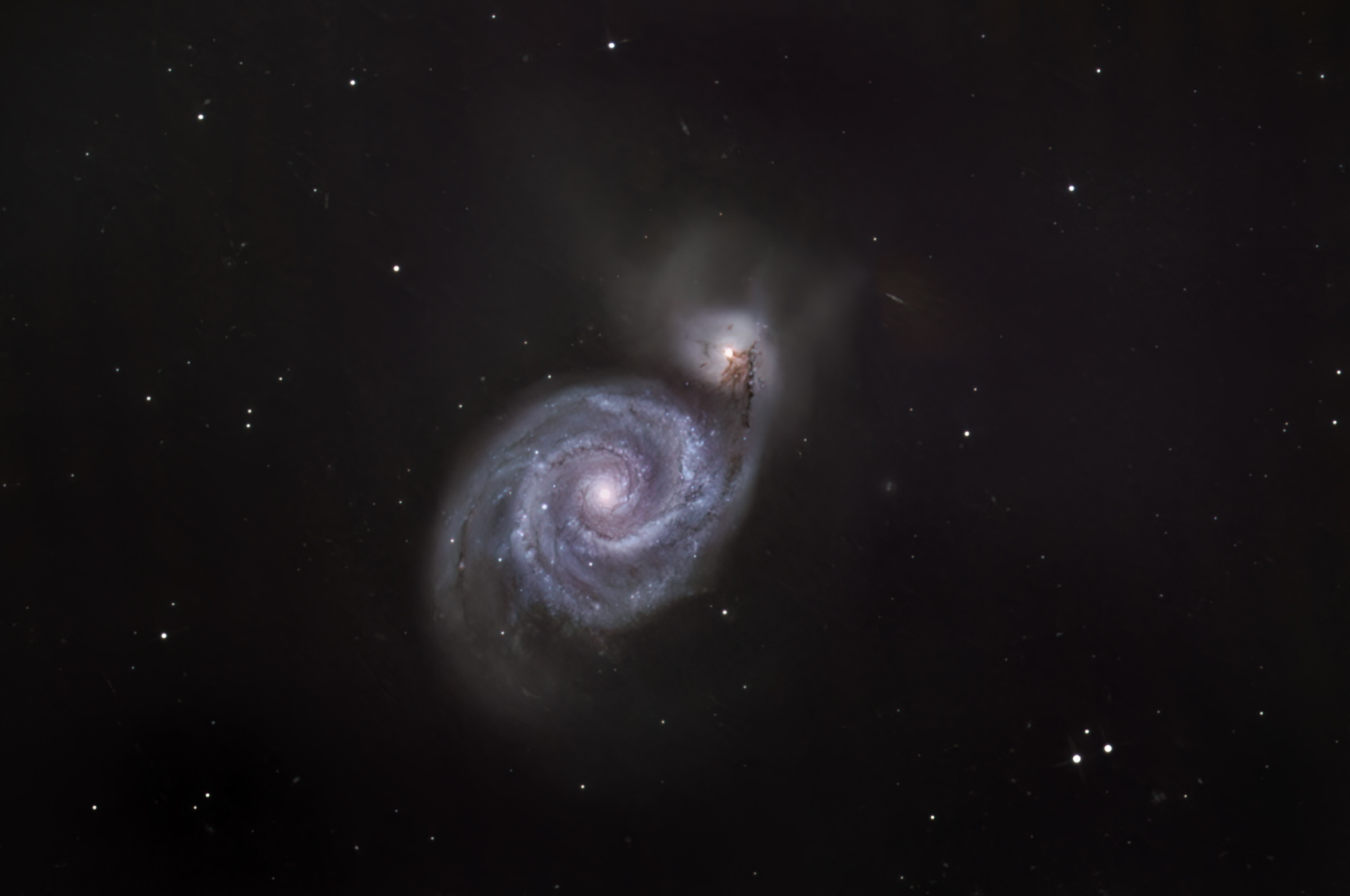 LRGB s ASI2600MM a Riccardi 0.75x