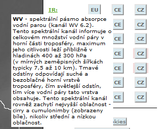 Chmi.cz,  WV absorpce vodní parou a kanál WV 6.png